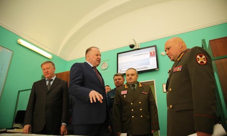 Н. Цуканов посетил управление Северо-Западного округа войск национальной гвардии Российской Федерации