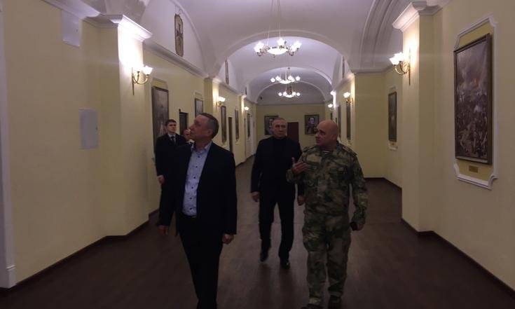 А.Беглов посетил Управление Северо-Западного округа войск национальной гвардии РФ
