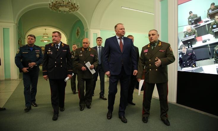 Н. Цуканов посетил управление Северо-Западного округа войск национальной гвардии Российской Федерации